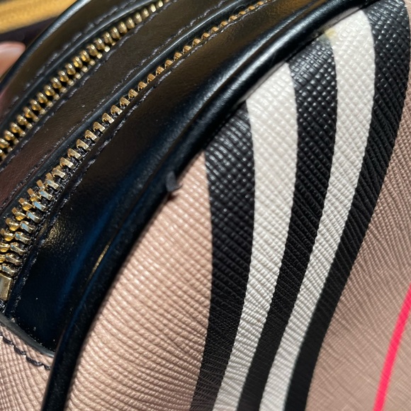 ***AUTHENTIC*** Burberry Louise Icon Stripe E-Canvas Crossbody Bag - Picture 10 of 12